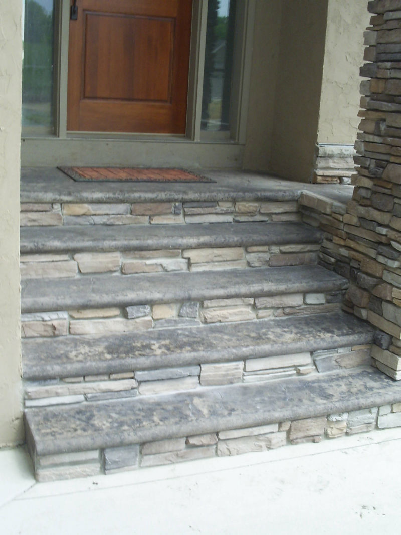 Stacked Stone Stairs MN