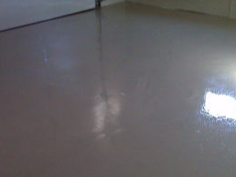 Epoxy coated commercial Floor